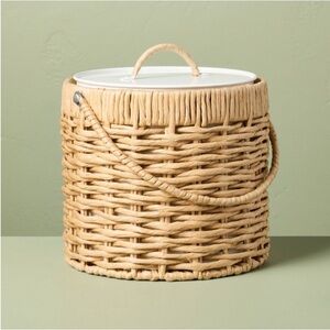 HEARTH & HAND NWT‎ woven ice bucket -3.5l
